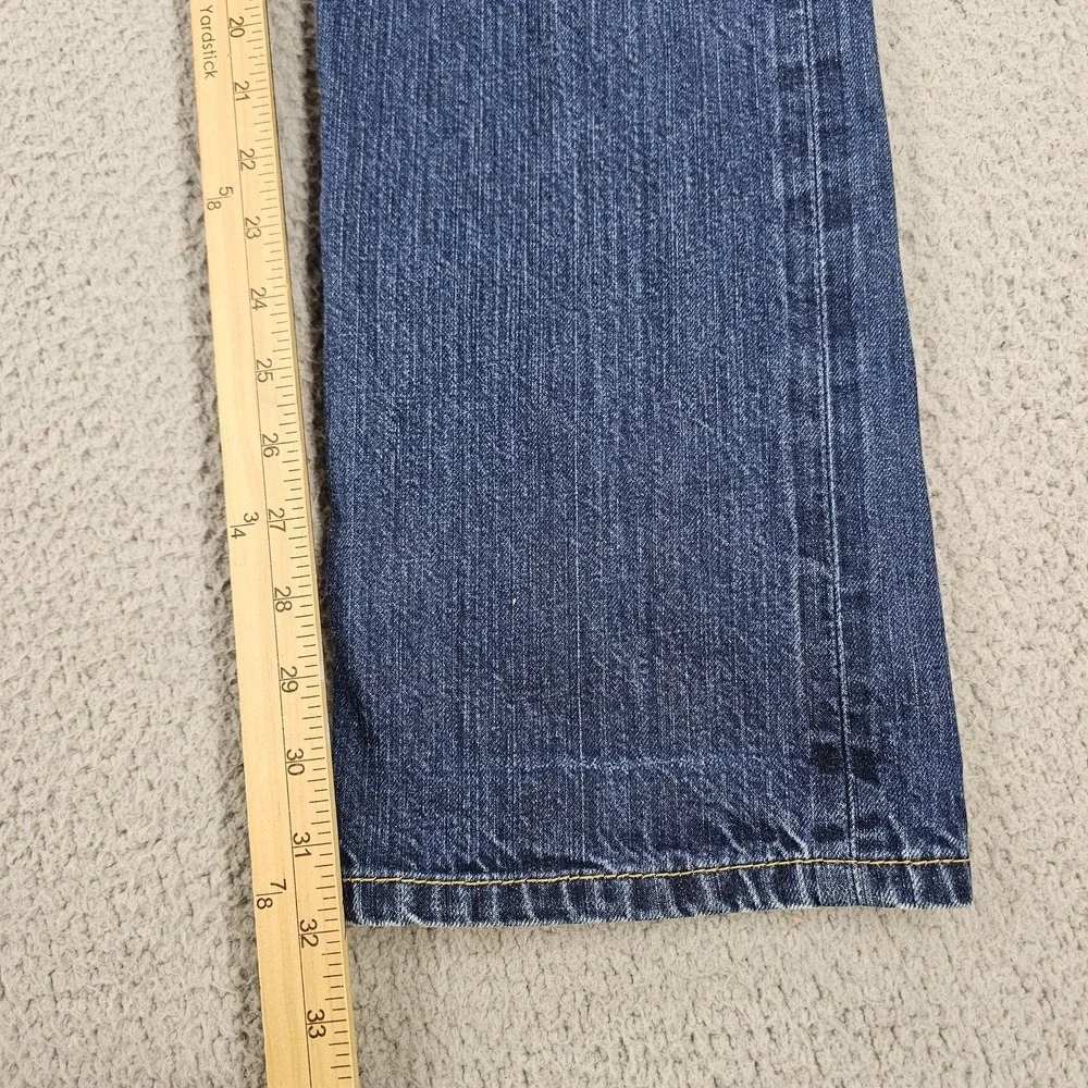 Raleigh Denim‎ Jeans Mens 31x32 Blue Selvedge White Oak Cone Denim Button Fly